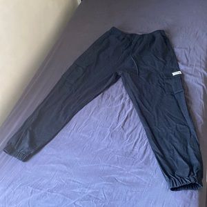 black cargo pants
